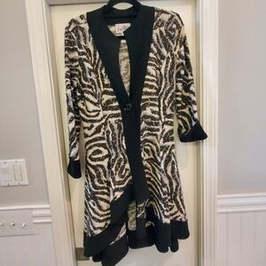 Joseph Ribkoff Animal Print Jacket Size 8